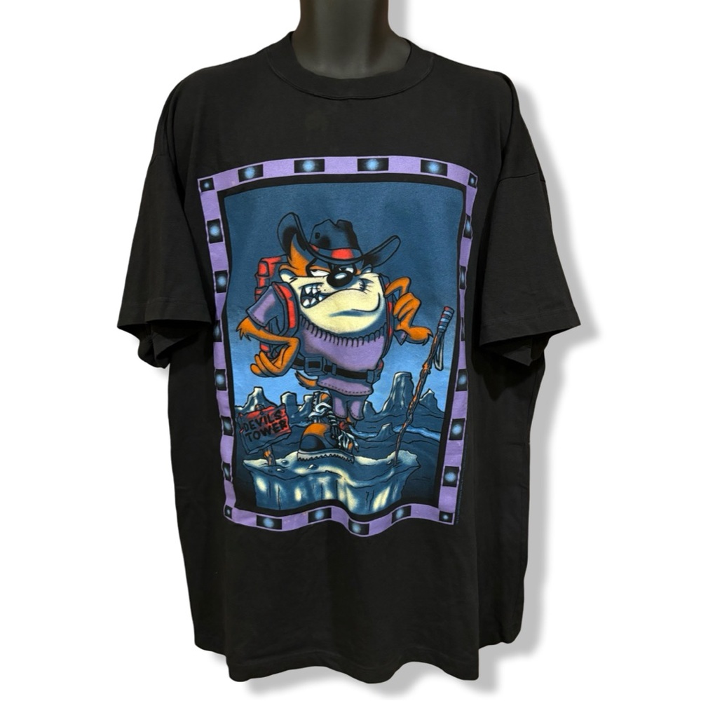 Warner Bros. Black Taz Short Sleeve Tee - Picture 1 of 3